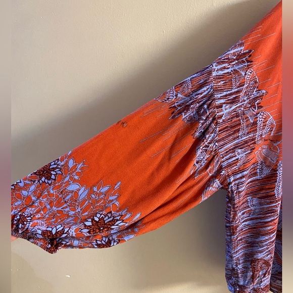 Free people birds of a feather button front boho blouse Large - Picture 6 of 10